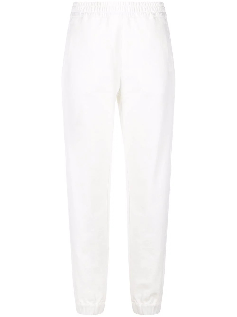 tapered cotton track pants - 1
