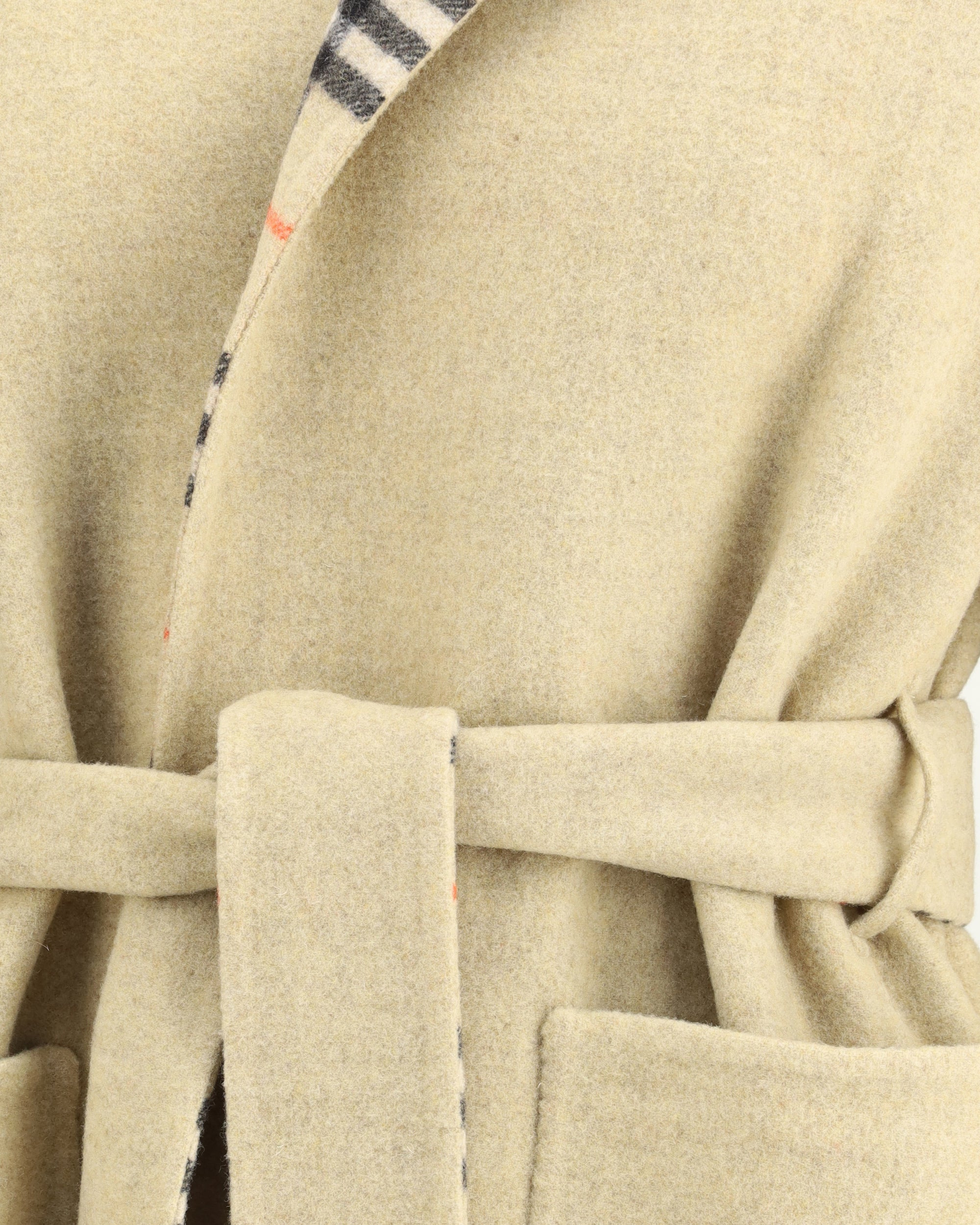 Reversible wool robe Coat - 3