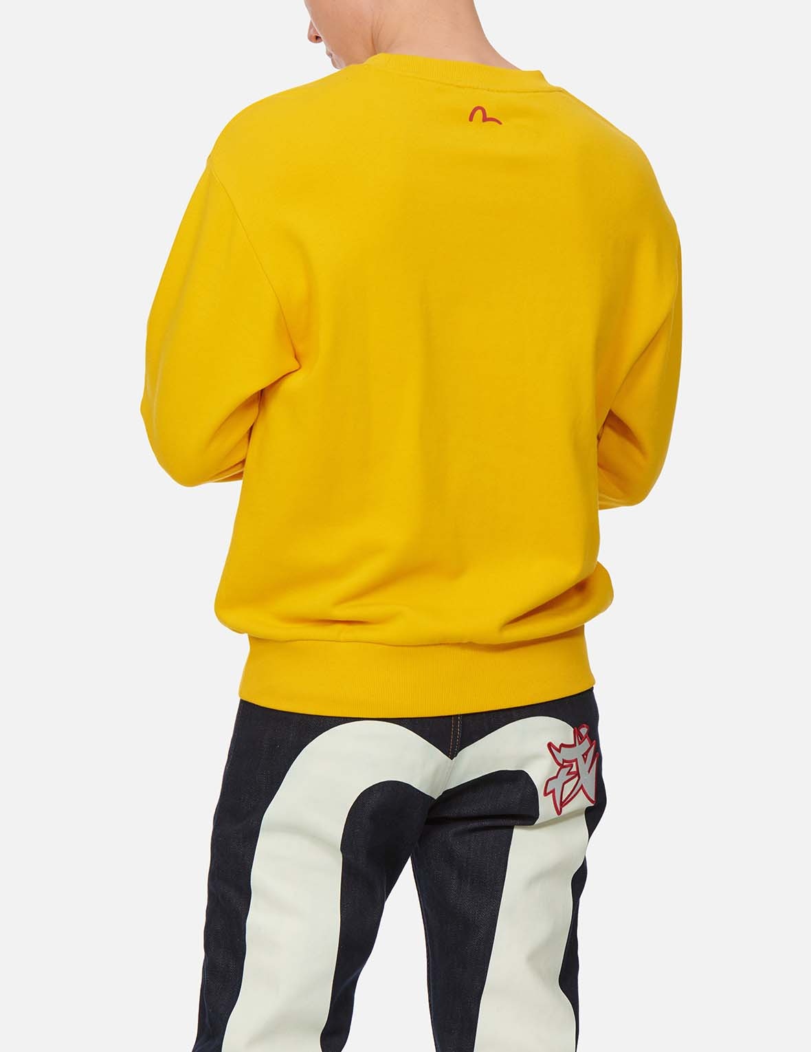 CALLIGRAPHY LOGO AND DARUMA PRINT SWEATSHIRT - 4