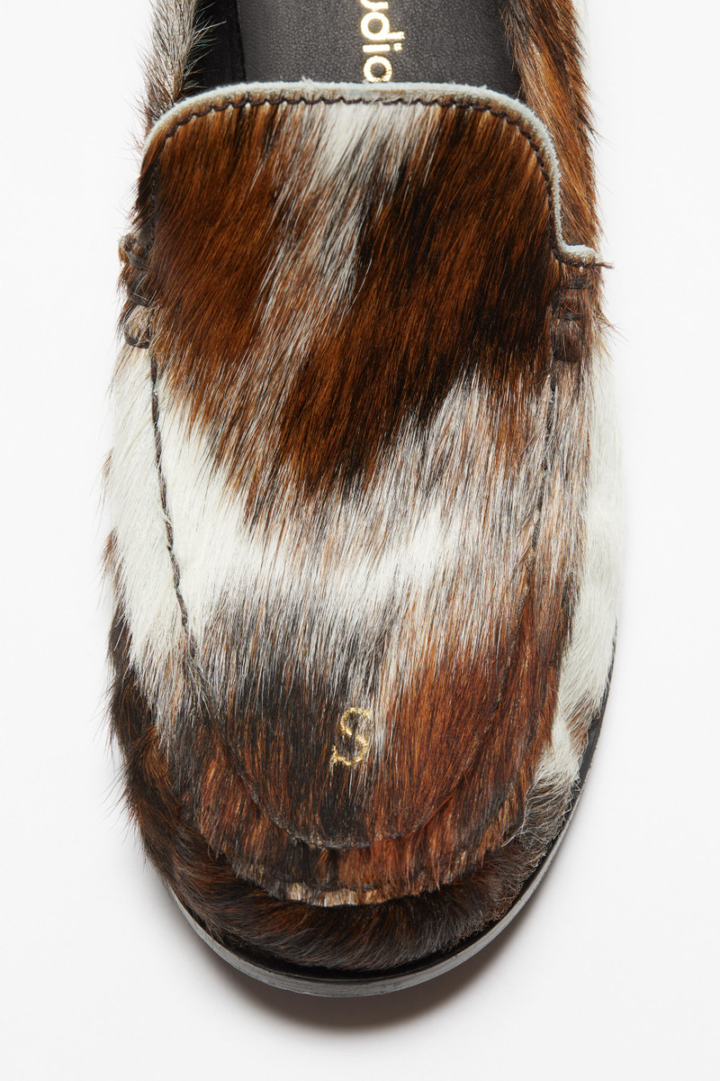 Leather loafers - Multi brown 5