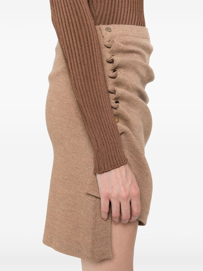 gathered mini skirt 5