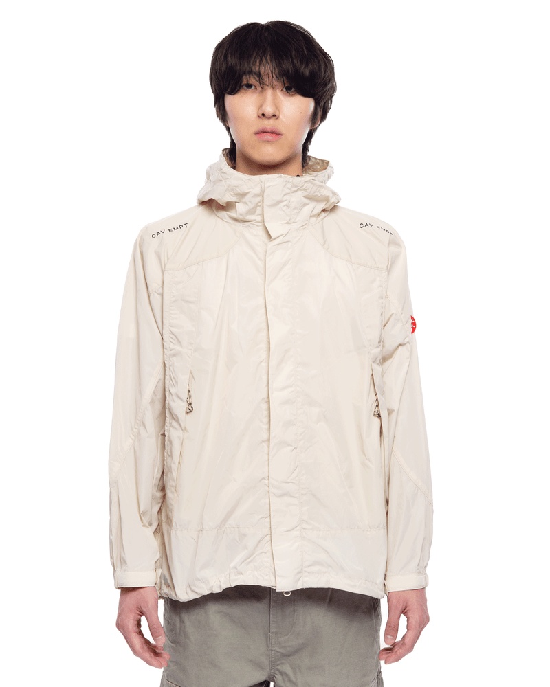 Cav Empt Nylon Active Zip Jacket Beige likelihood REVERSIBLE