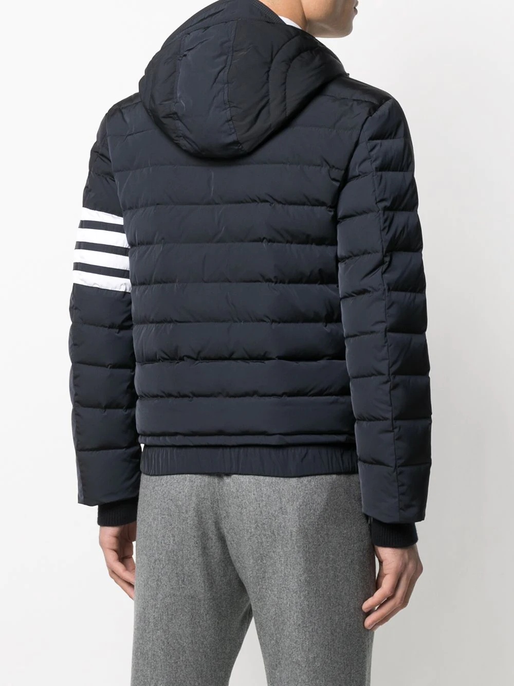 4-Bar stripe padded jacket - 4