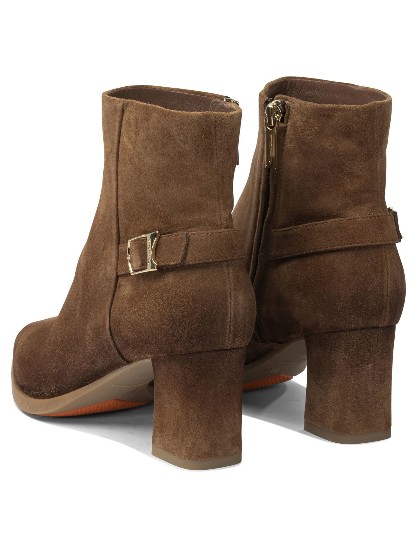 Santoni Suede Ankle Boots 65mm - 4