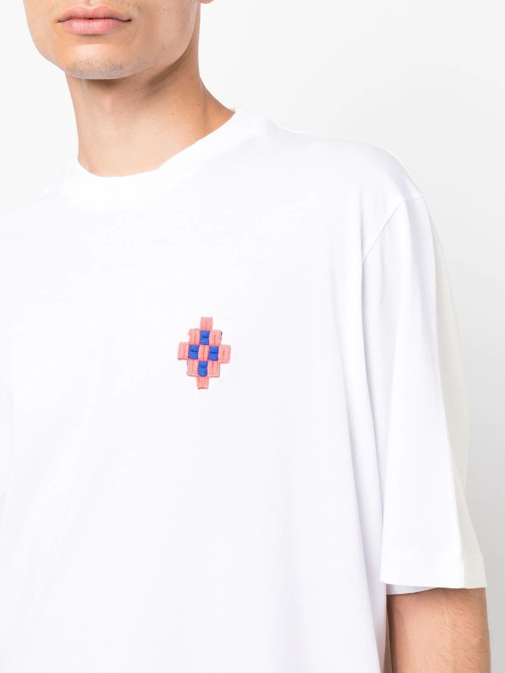 logo-embroidered organic cotton T-shirt - 5