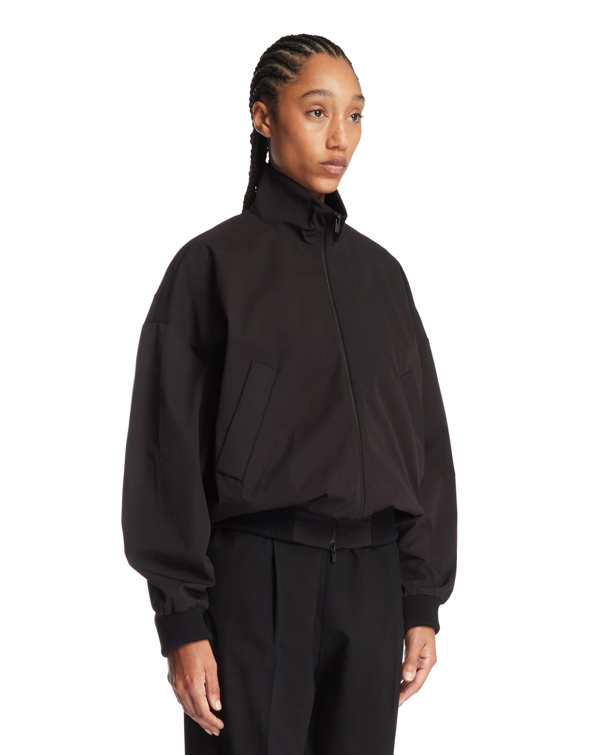 Black Bomber Jacket - 4