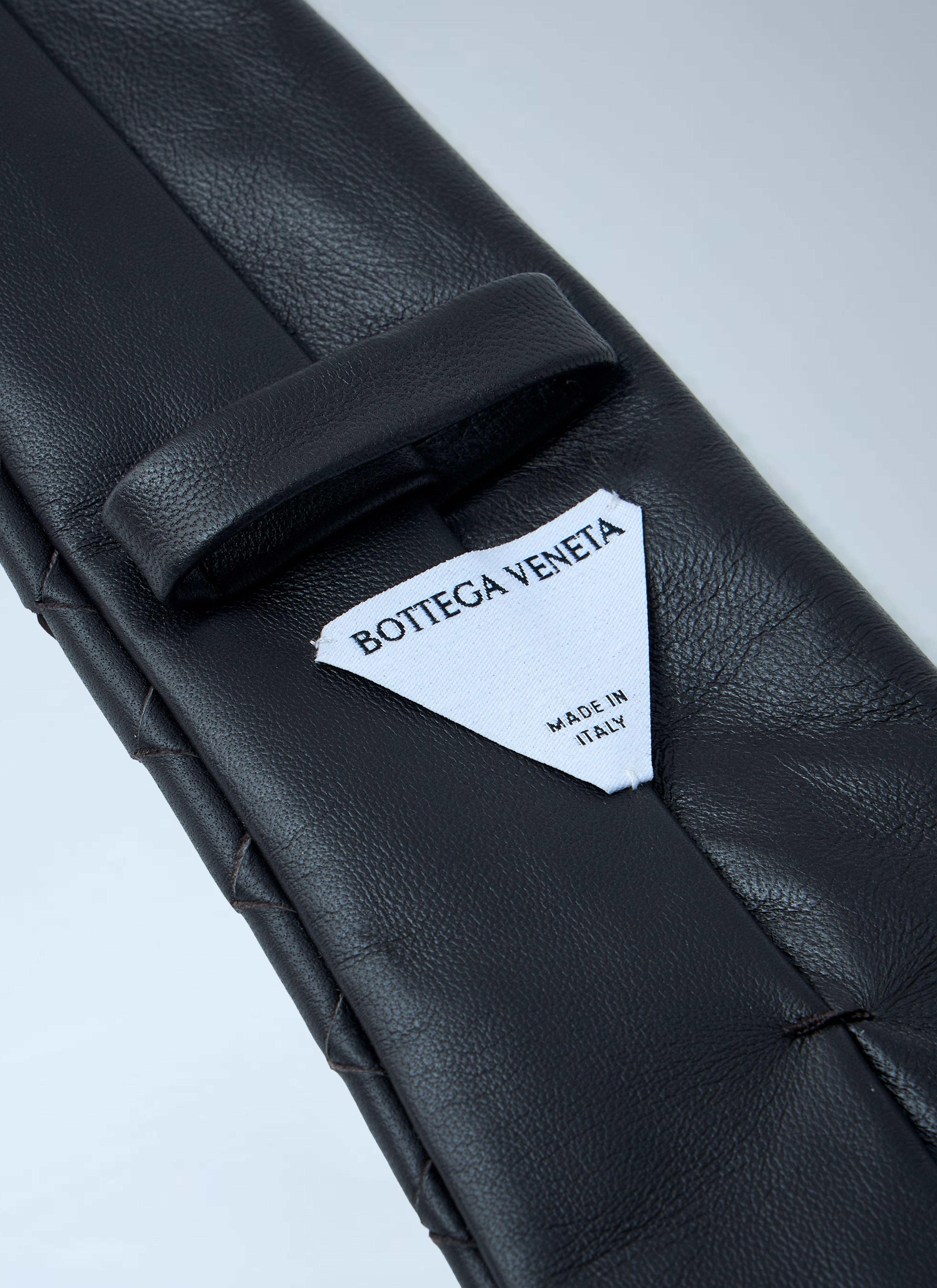 Intrecciato Leather Tie - 5