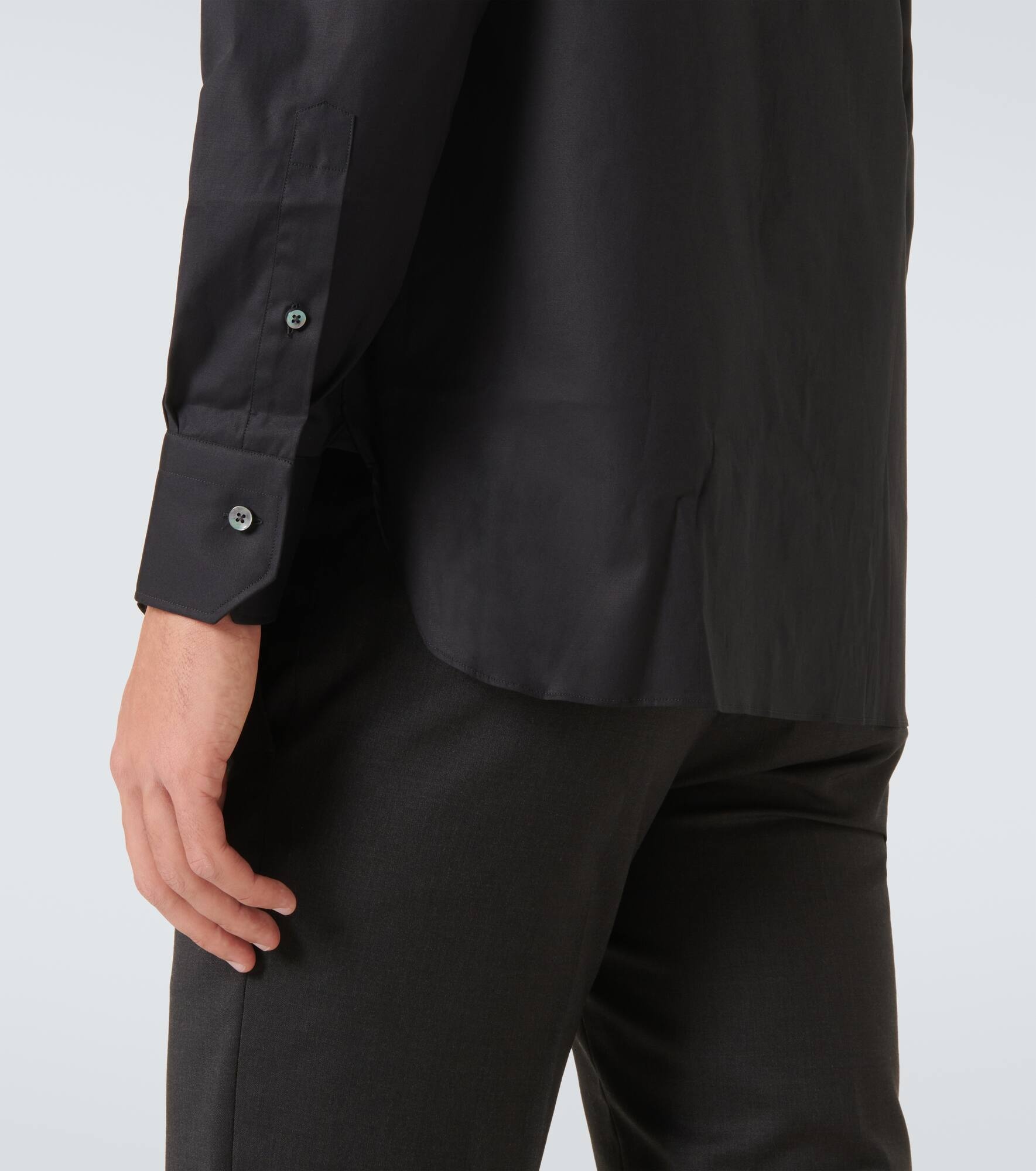 Cotton-blend shirt - 6