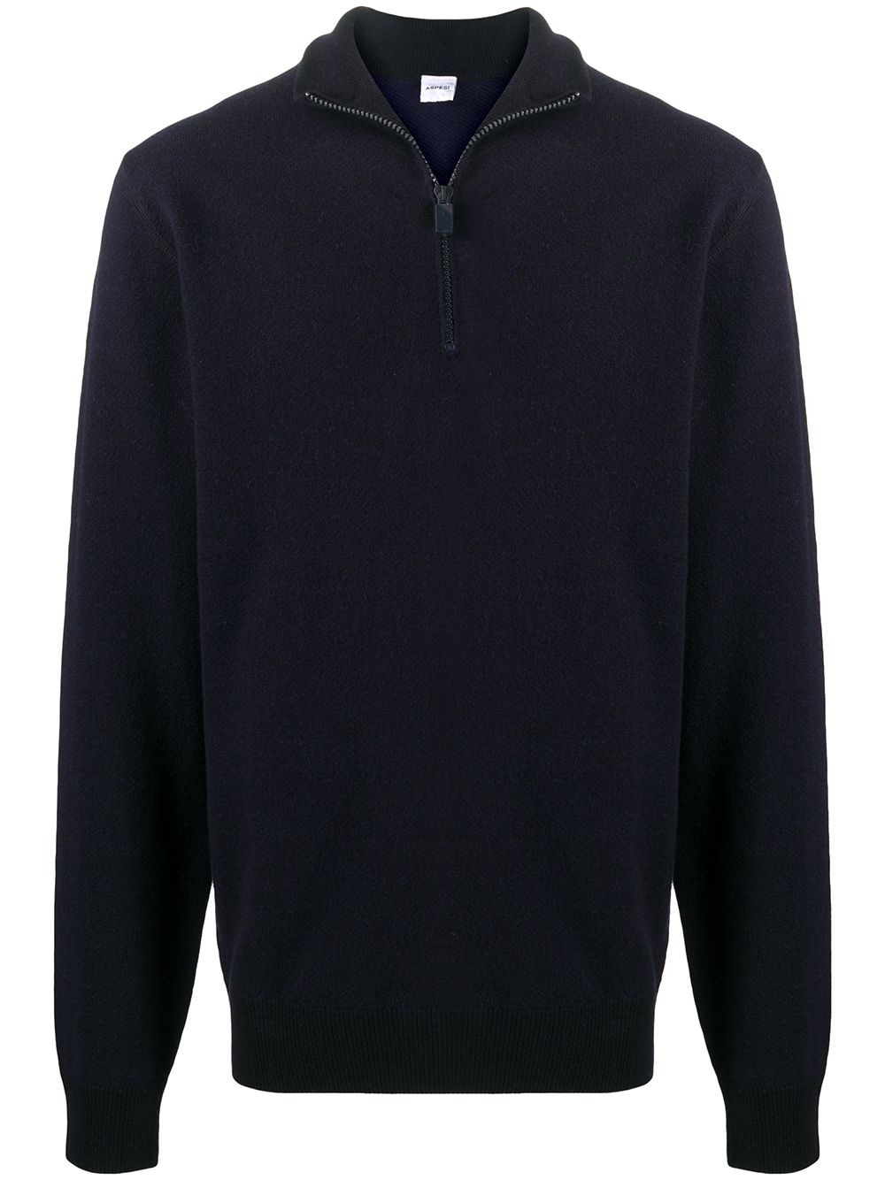 long-sleeved zipped jumper - 1