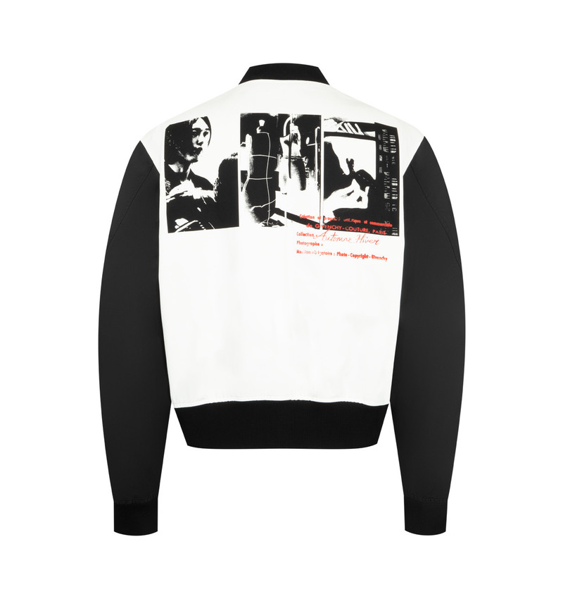 Givenchy BOMBER MIX MATERIAL LEATHER COTTON outlook