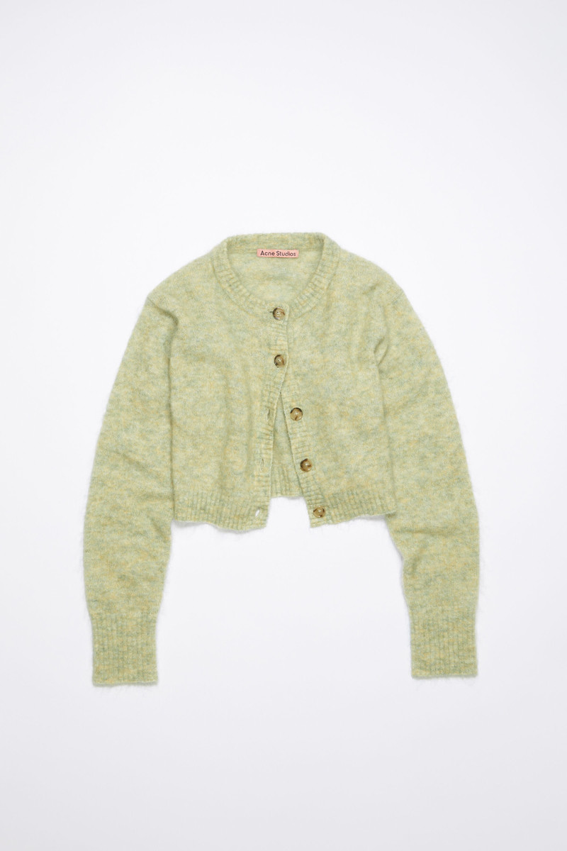 Mohair blend cardigan - Pistachio Green 6