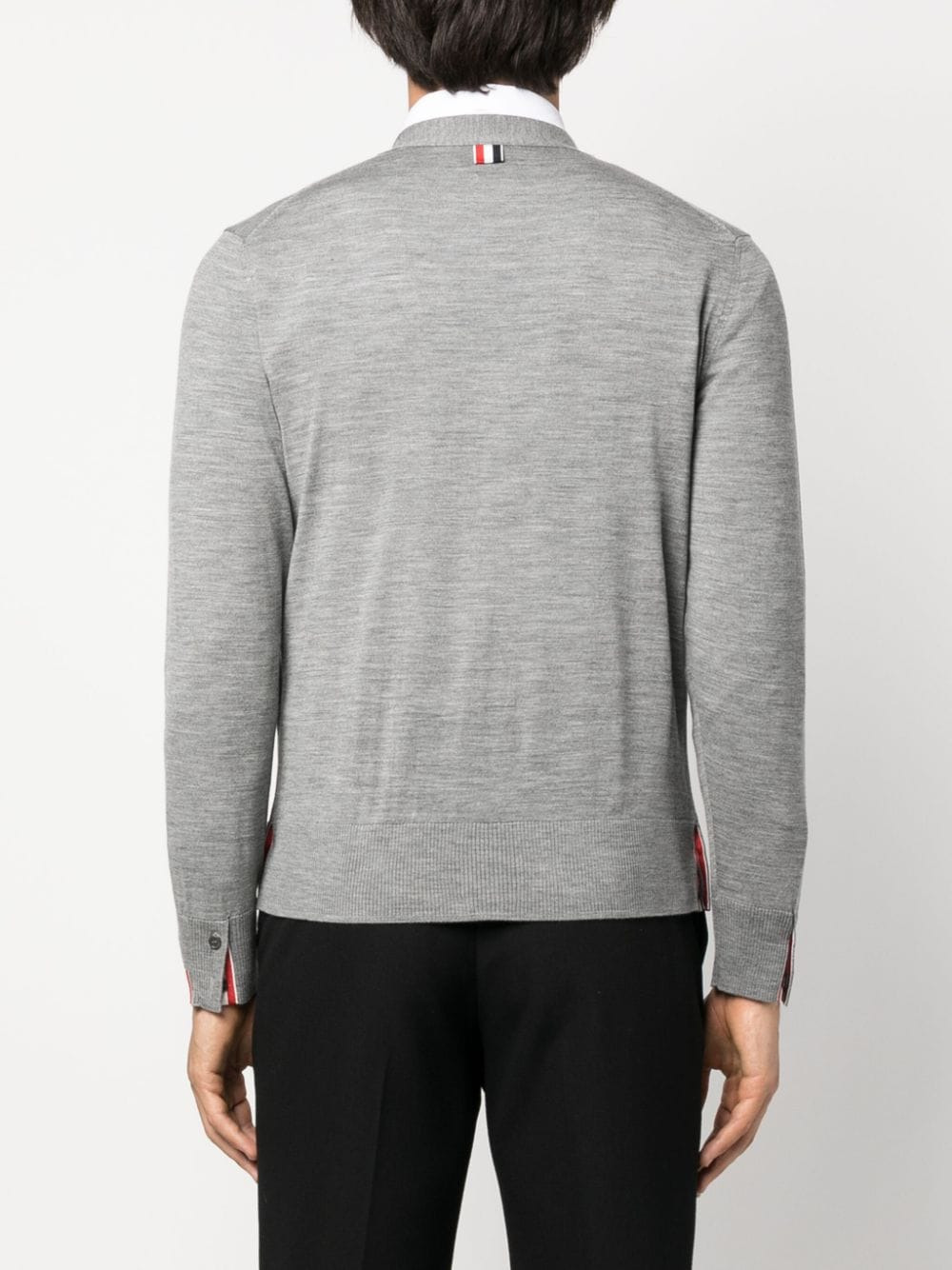 Thom Browne Men Cardigan With Buttons - 5