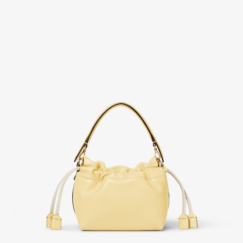 Mamma Baguette Small Light yellow nappa leather mini-bag 4