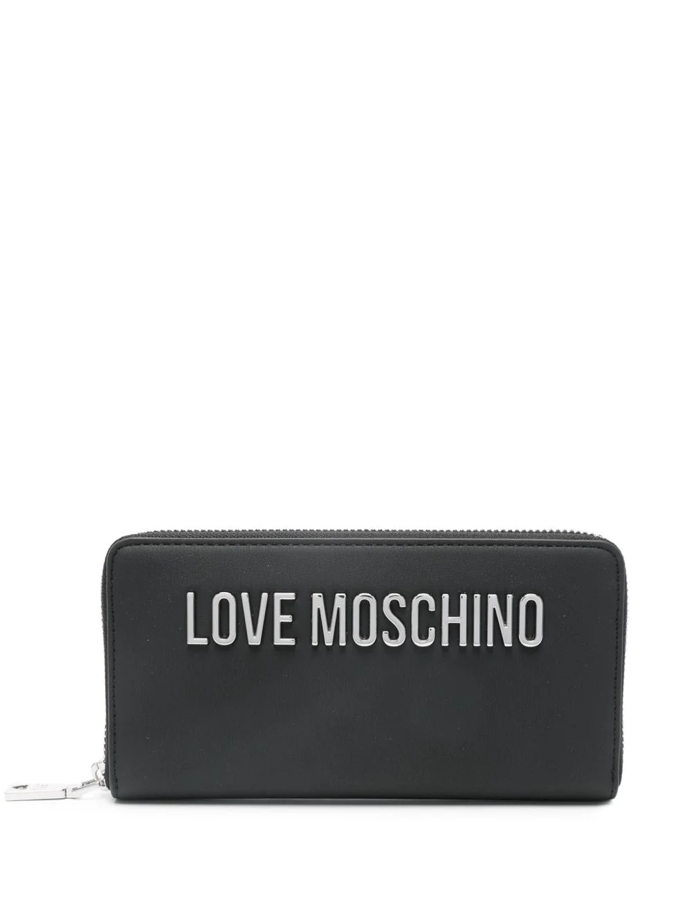logo-lettering zipped wallet - 1