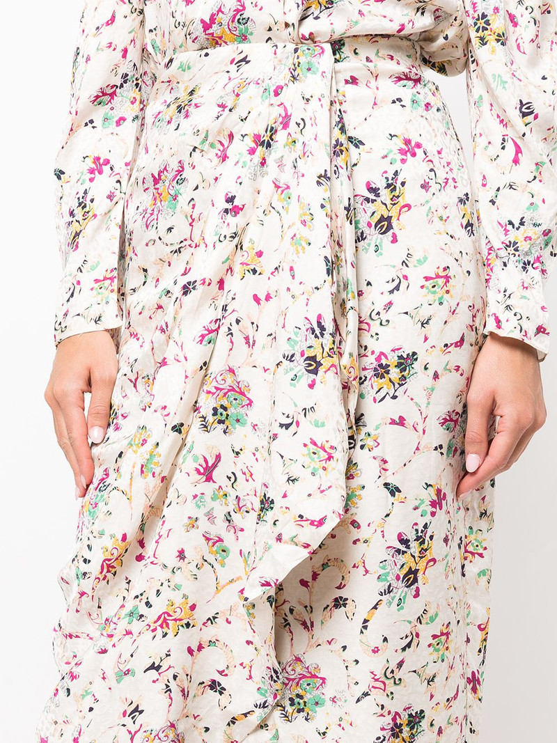 Berthe floral-print skirt 5