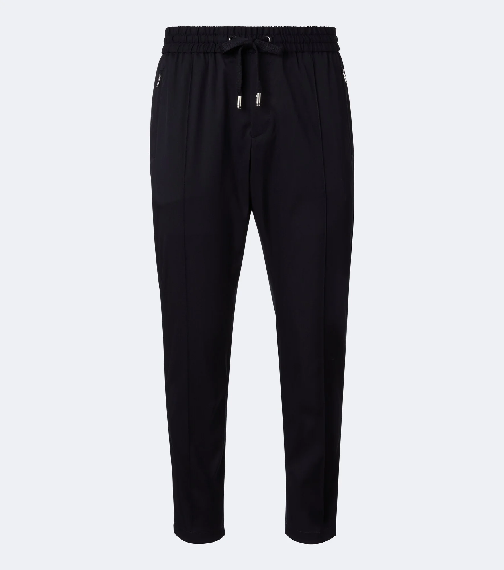Wool-blend gabardine tapered pants - 1