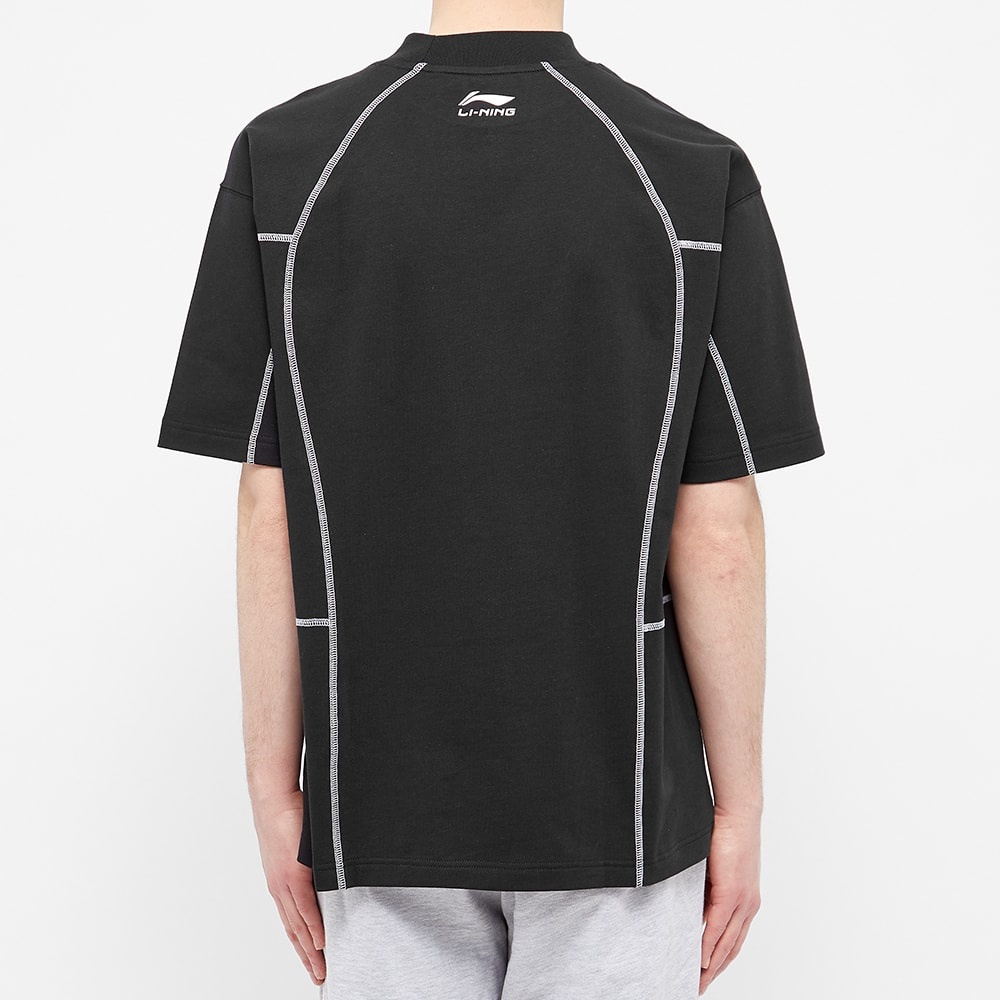 Li-Ning Mock Neck Tee - 5