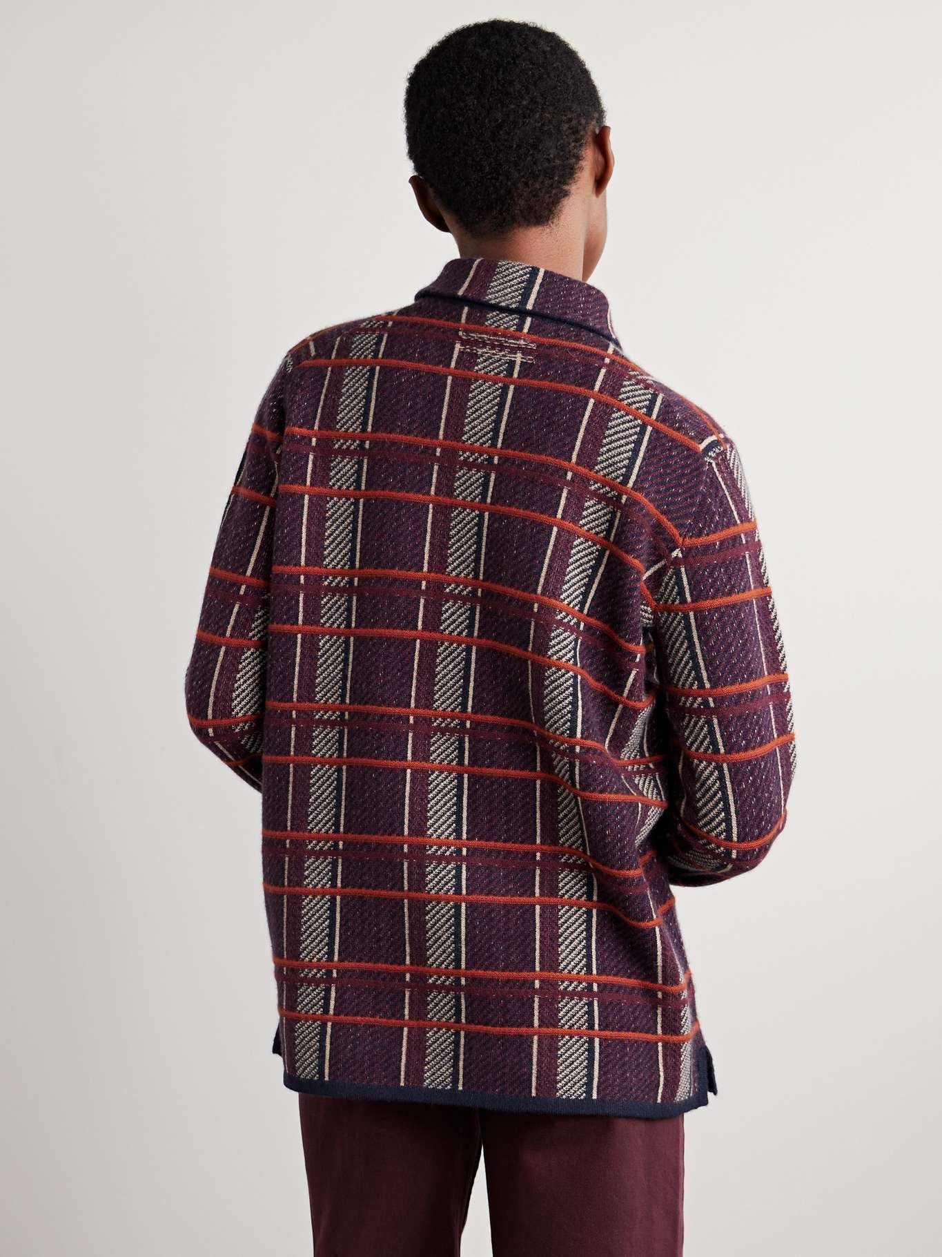 Checked cashmere shirt - 4