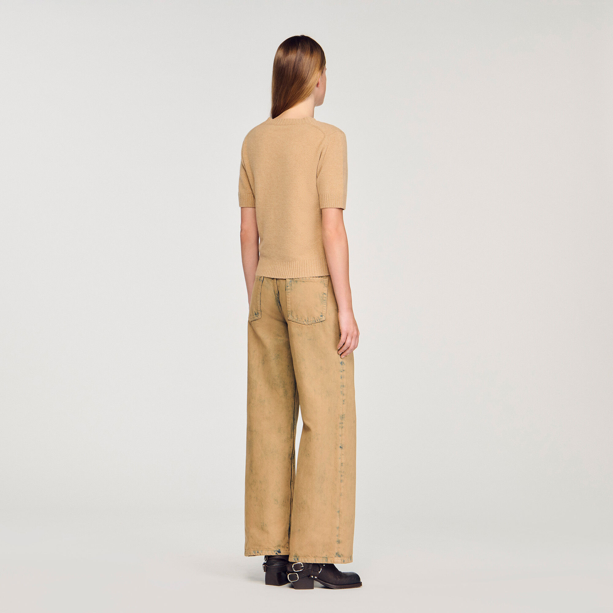 SHORT-SLEEVE SWEATER - 5