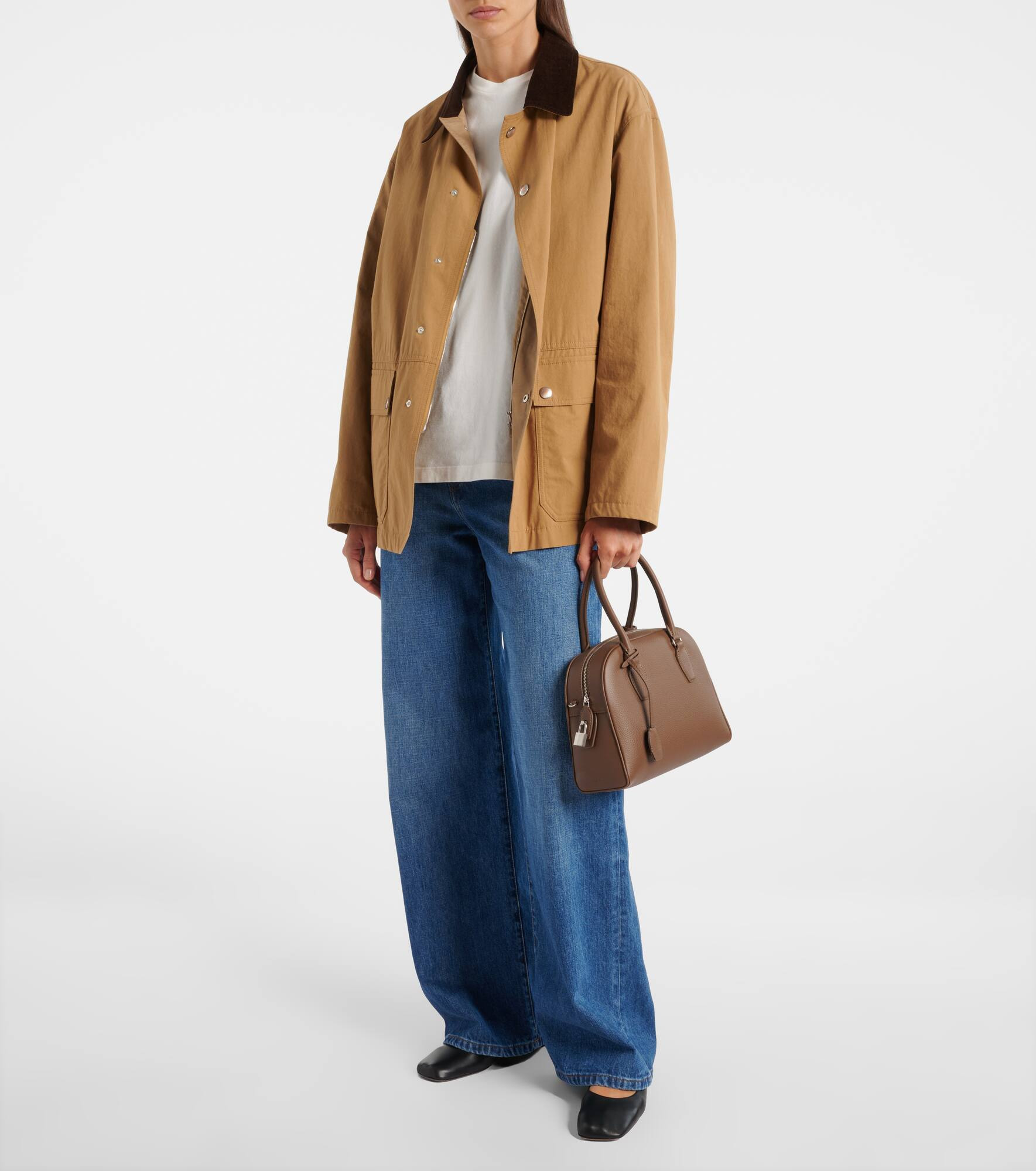 India 10 Small leather tote bag - 5