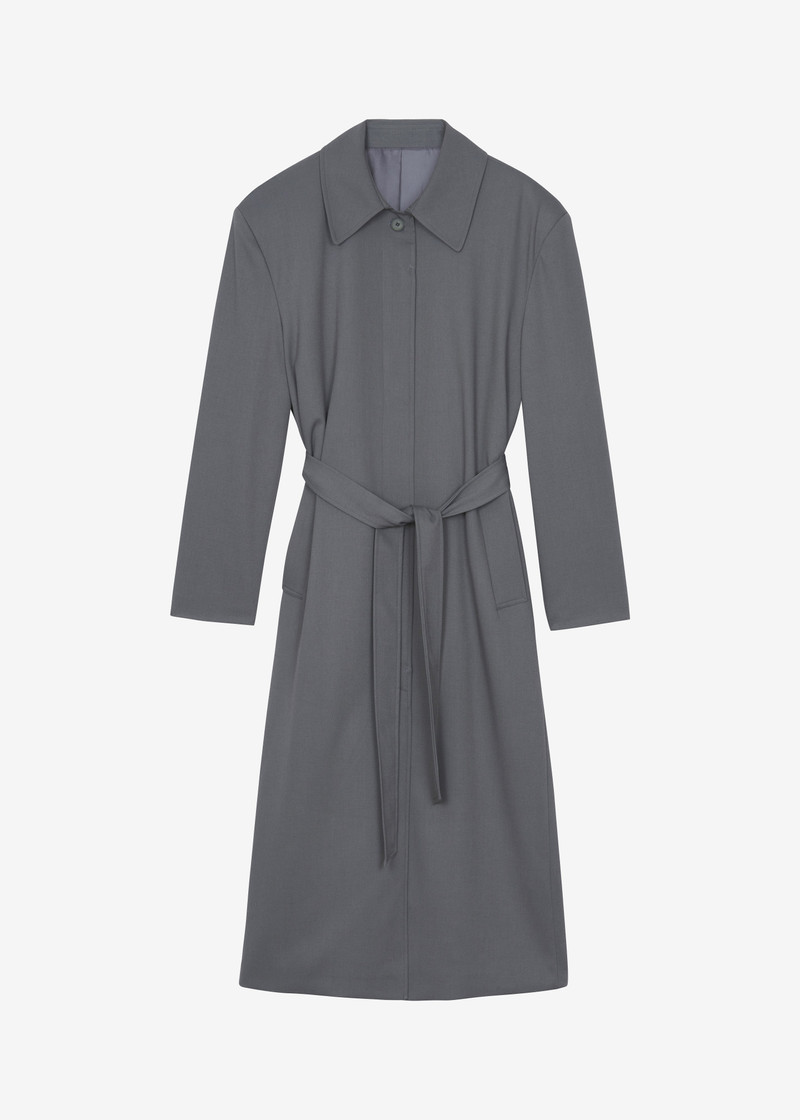 Indore Long Coat - Grey 1