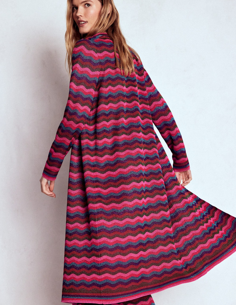 Edge to Edge Cardigan Coat-Multi 4