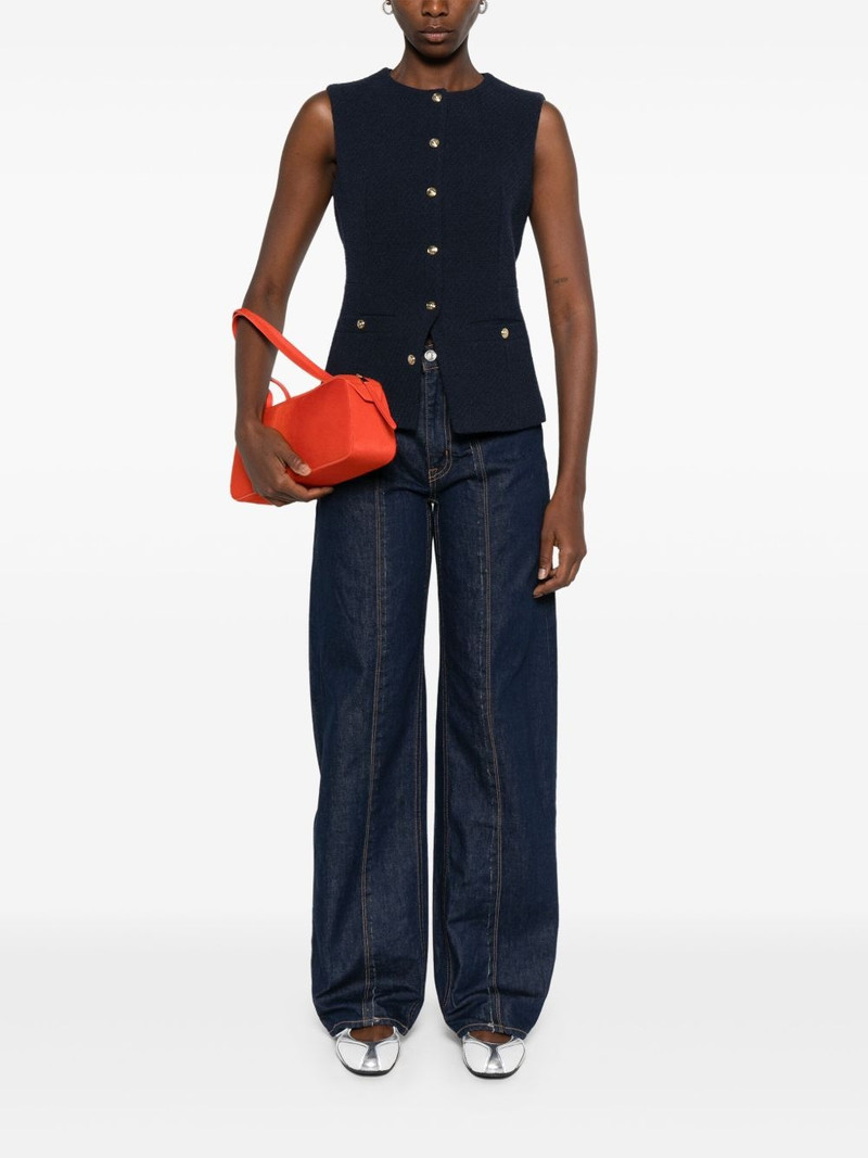maje bouclé vest outlook