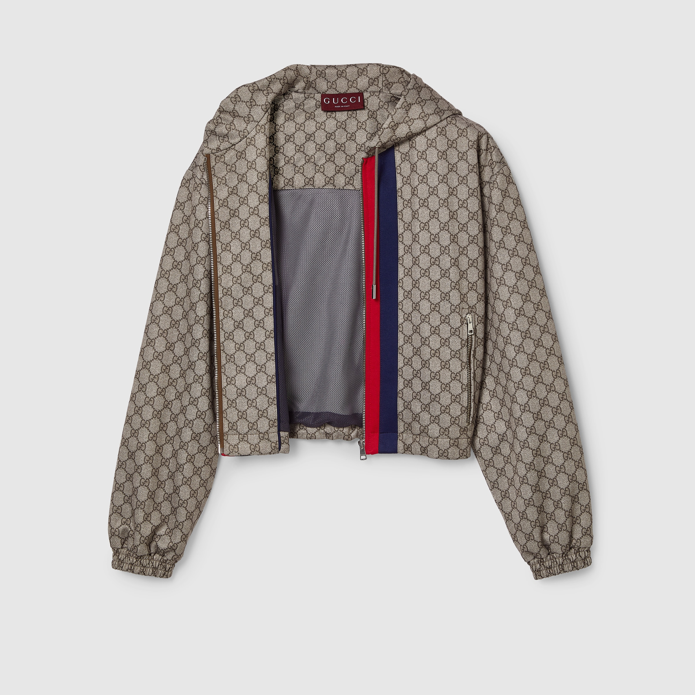 GG technical jersey zip jacket - 8