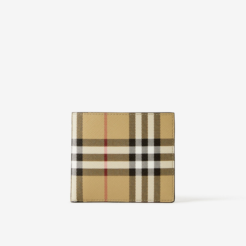 Vintage Check Bifold Wallet 1