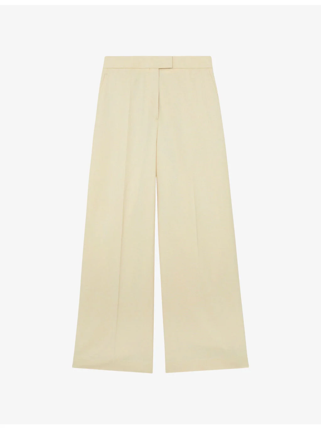Anya Wide-Leg Silk and Wool Trousers - 1
