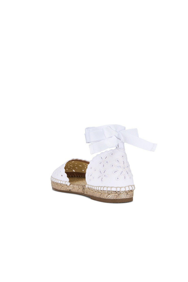 AQUAZZURA Broderie Espadrille Flat outlook