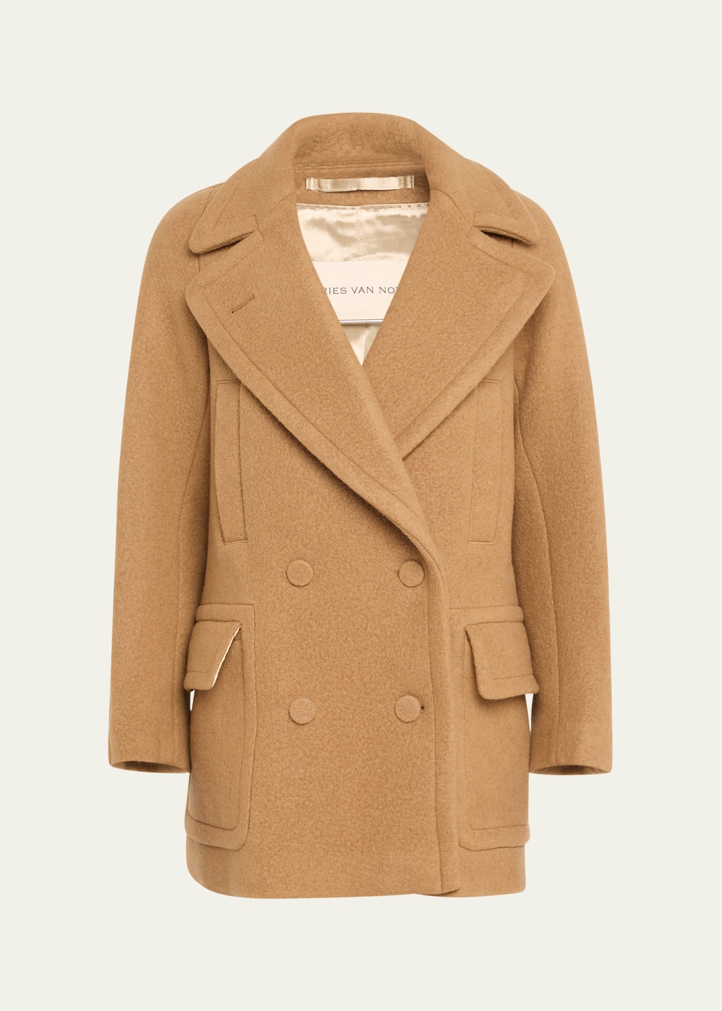 Randia Double-Breasted Wool Coat - 1