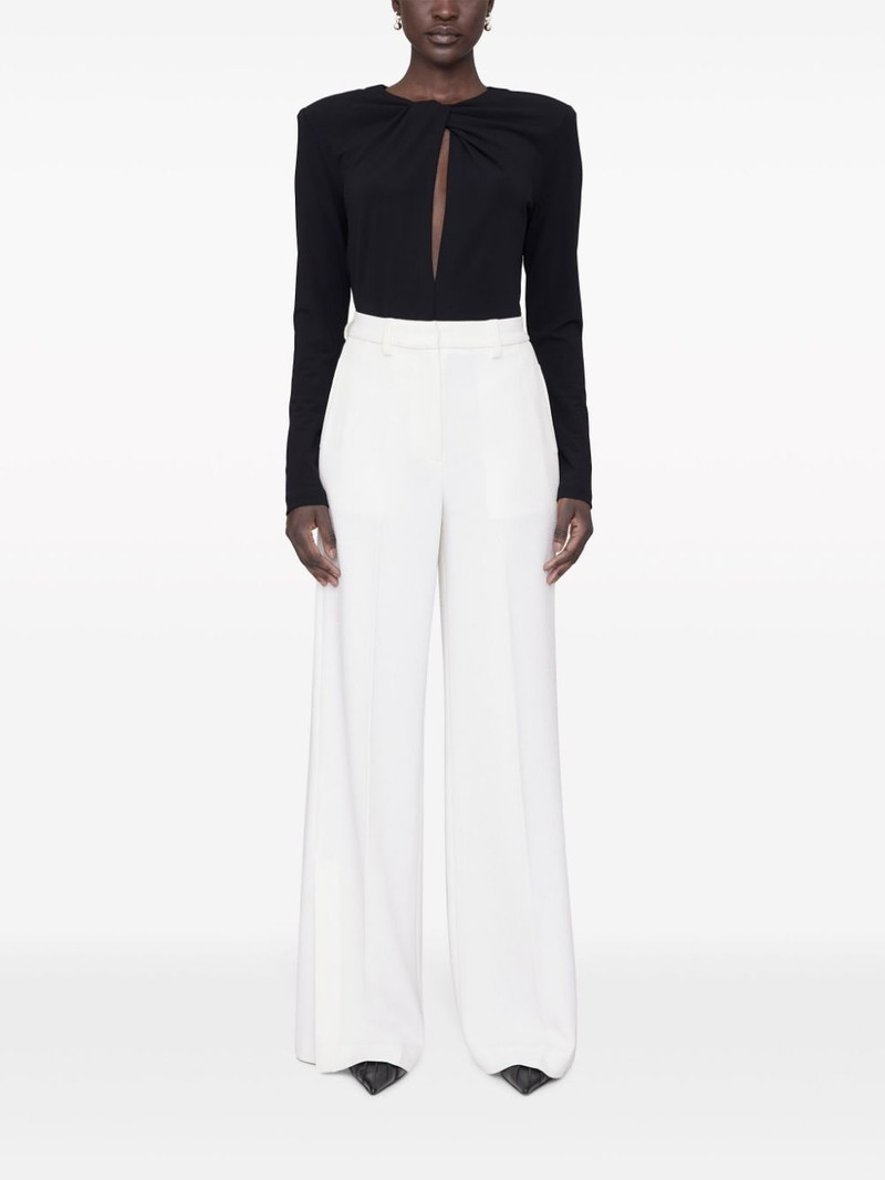 ANINE BING Lyra pressed-crease tailored trousers outlook