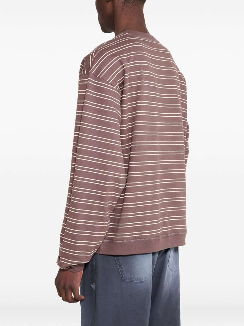 striped cotton sweatshirt 4