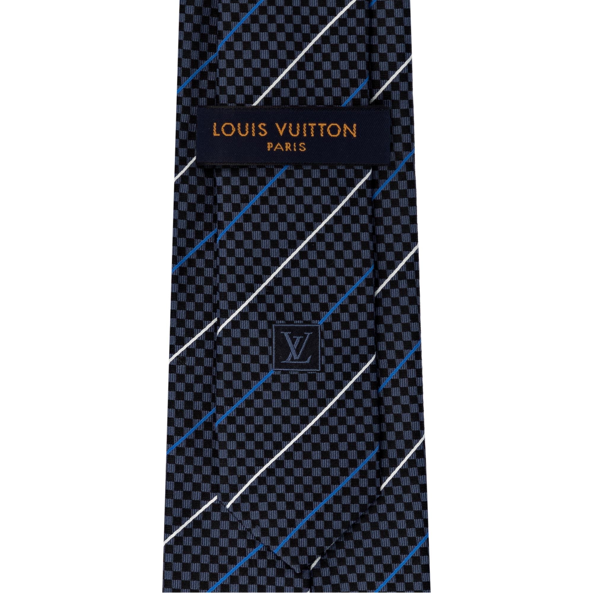 Damier Lines Tie - 3