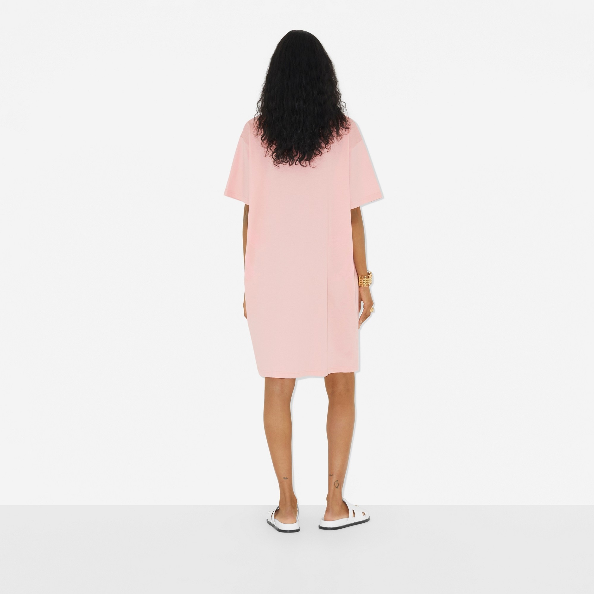 EKD Print Cotton T-shirt Dress - 4