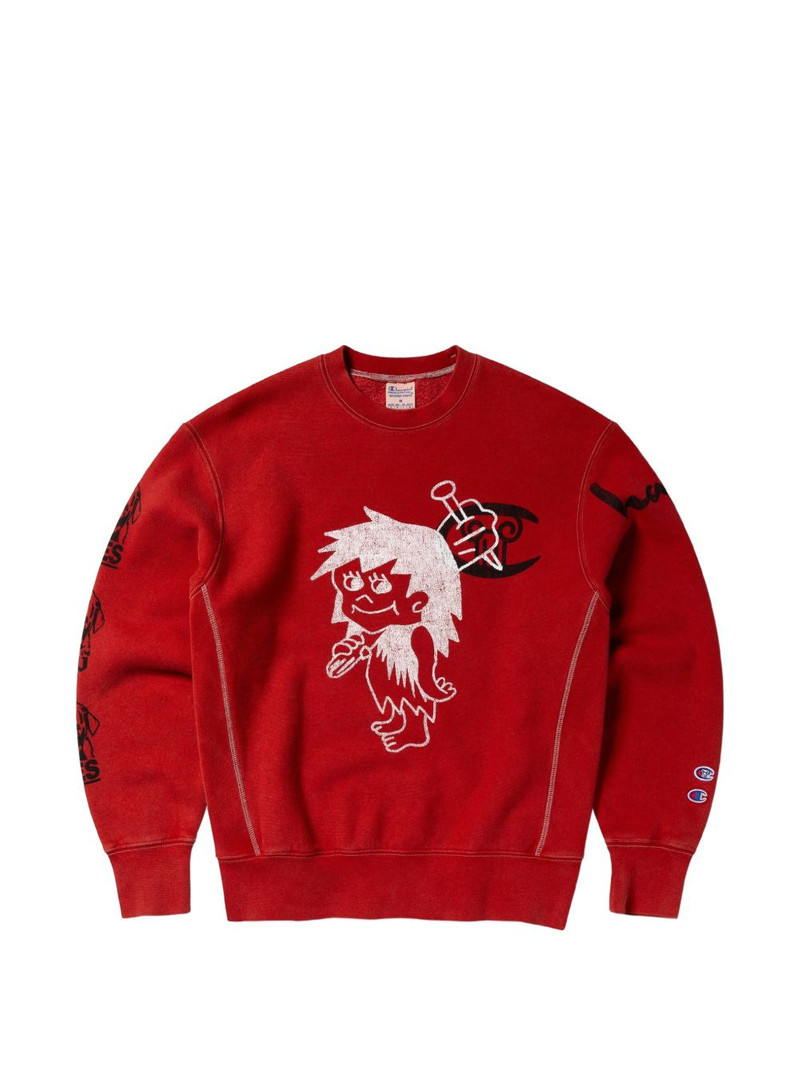 graphic-print sweatshirt 1