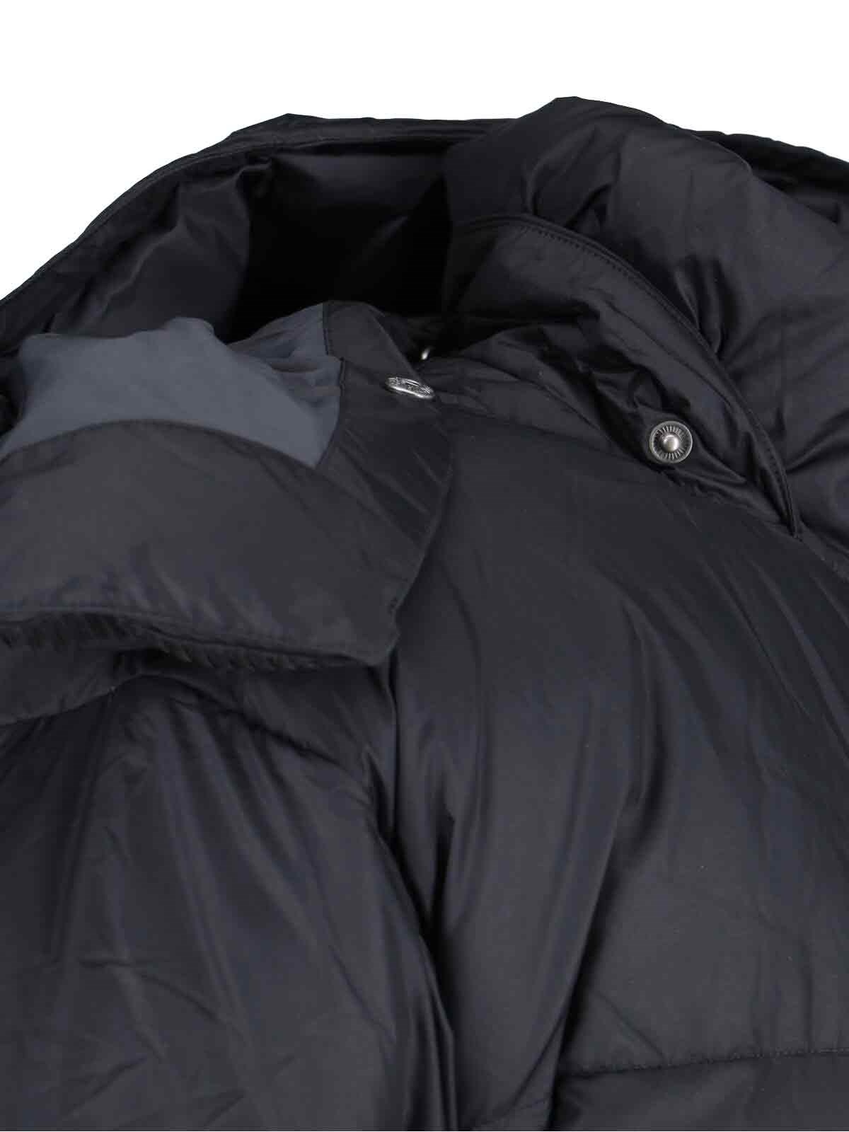 X YINKA ILORI TWO-TONE DOWN JACKET - 4