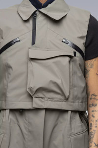 ACRONYM SAC-J6010 sacai / ACRONYM Trench Dress Alpha Green