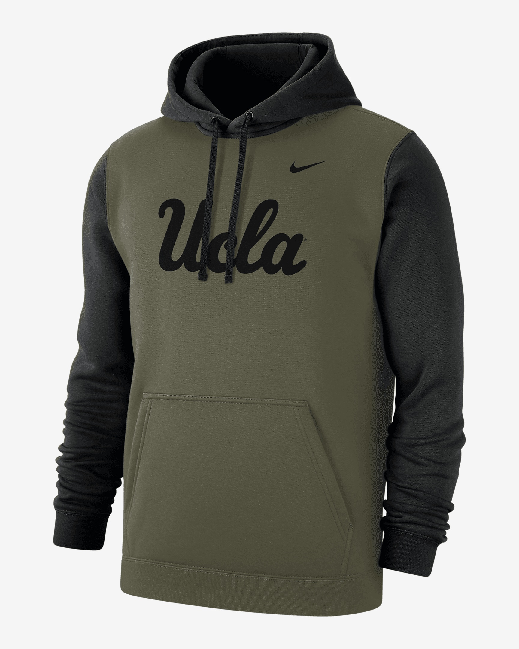 UCLA Olive Pack Nike Men's College Hoodie - 1