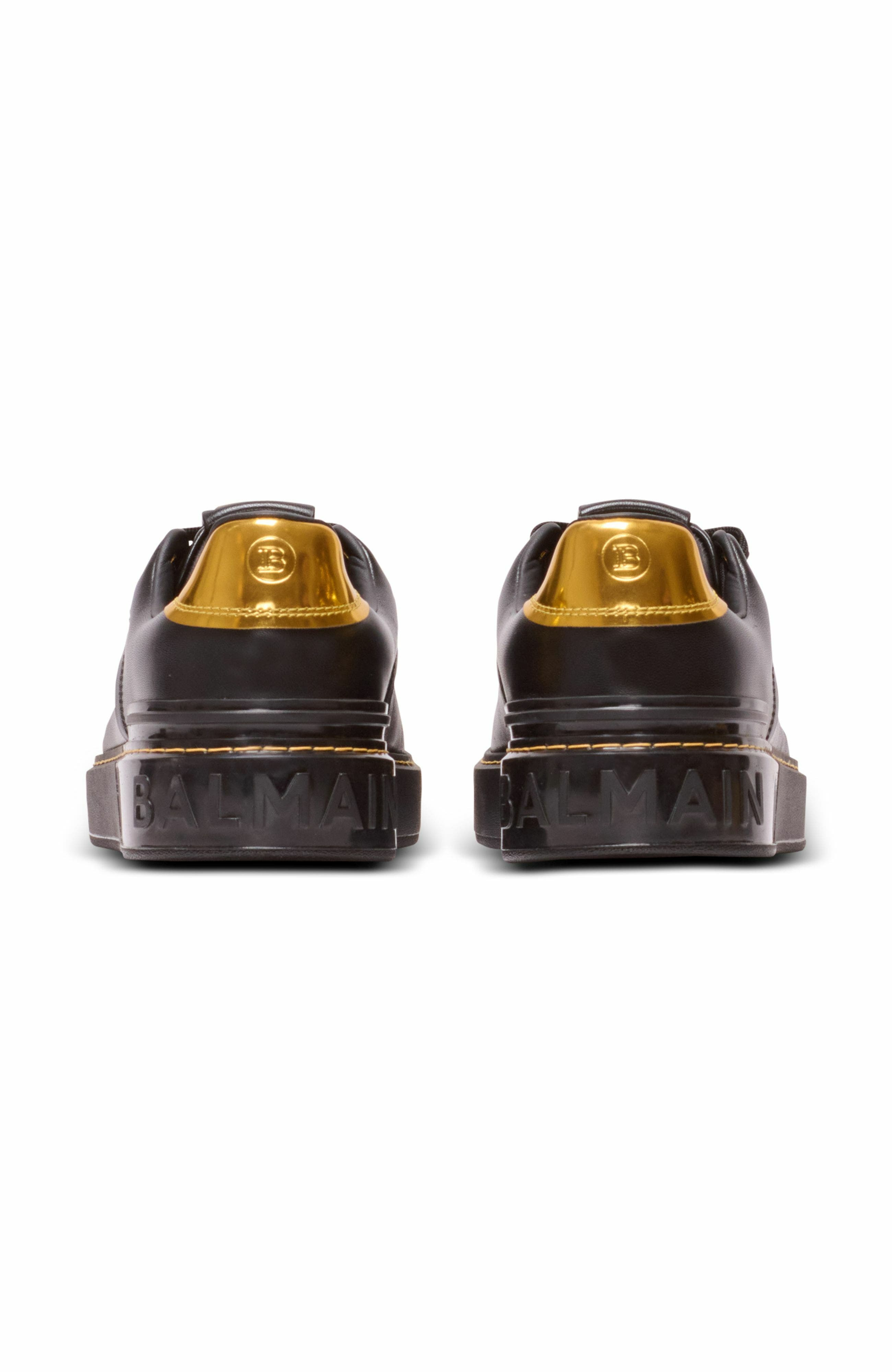 Balmain B-Court Trainers In Calfskin in Black at Nordstrom - 3