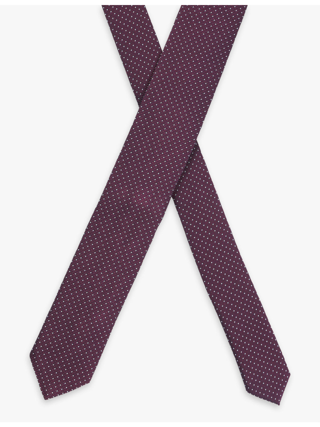 Polka dot-print silk tie - 5