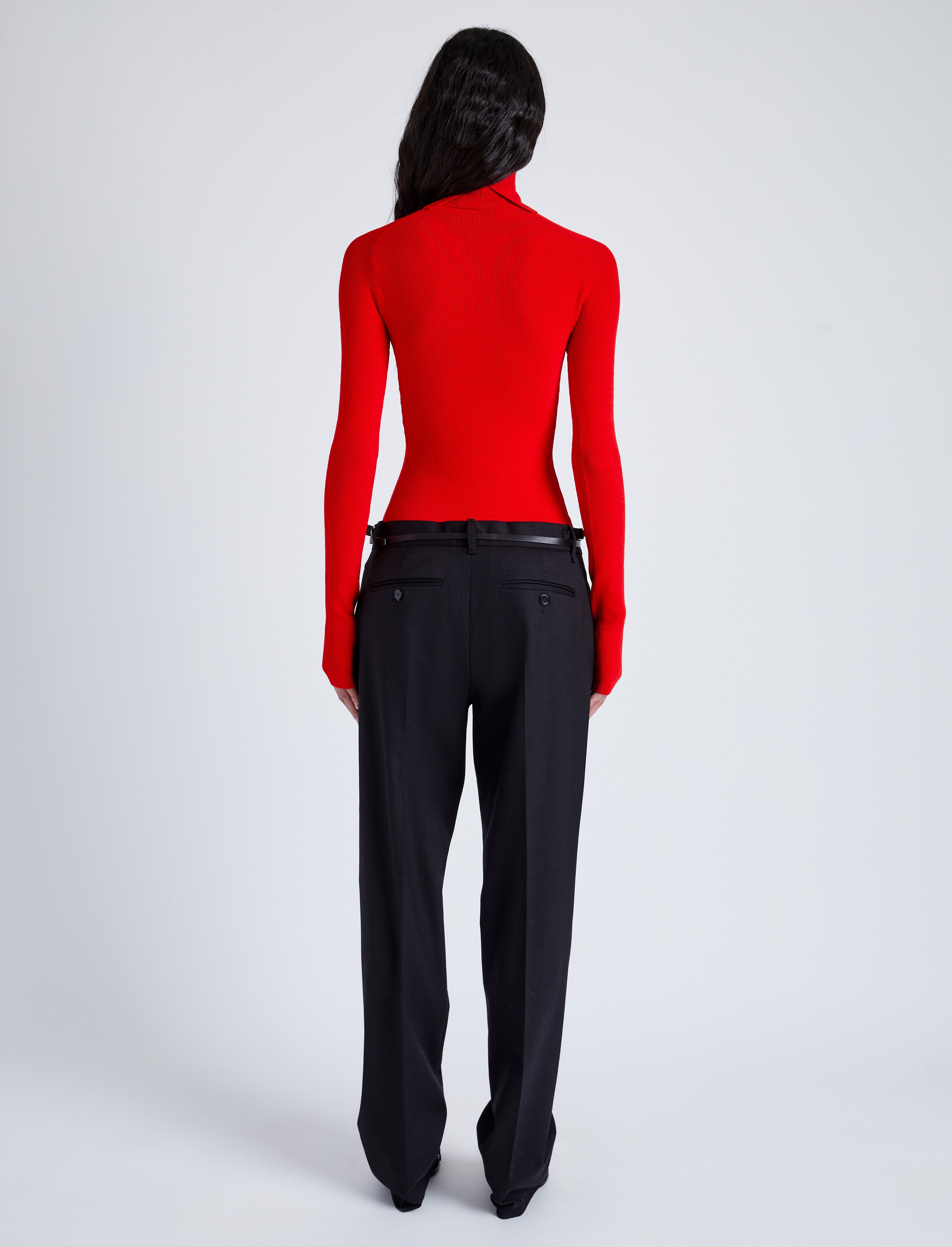 Fox Top In Matte Viscose Rib - 5