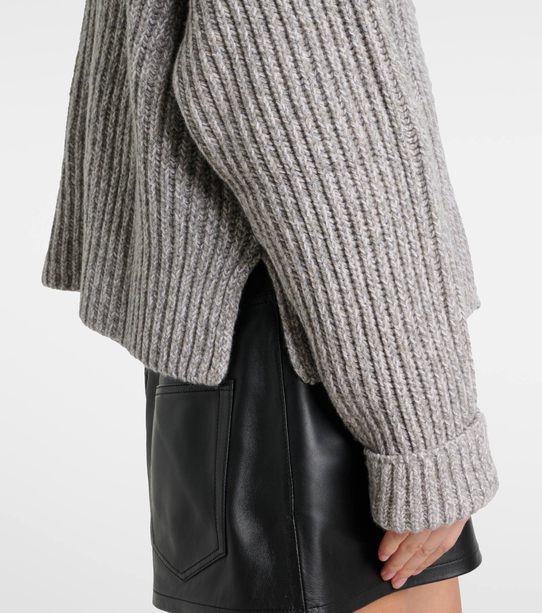 White Label Azura wool cardigan - 5