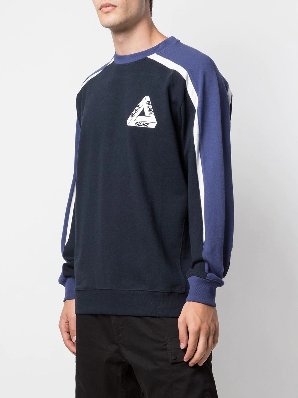 logo crew-neck sweatshirt - 3