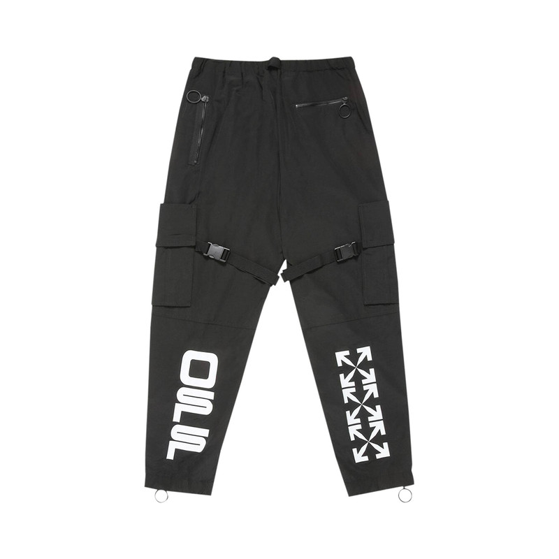 Off-White Off-White Nylon Cargo Pant 'Black' outlook