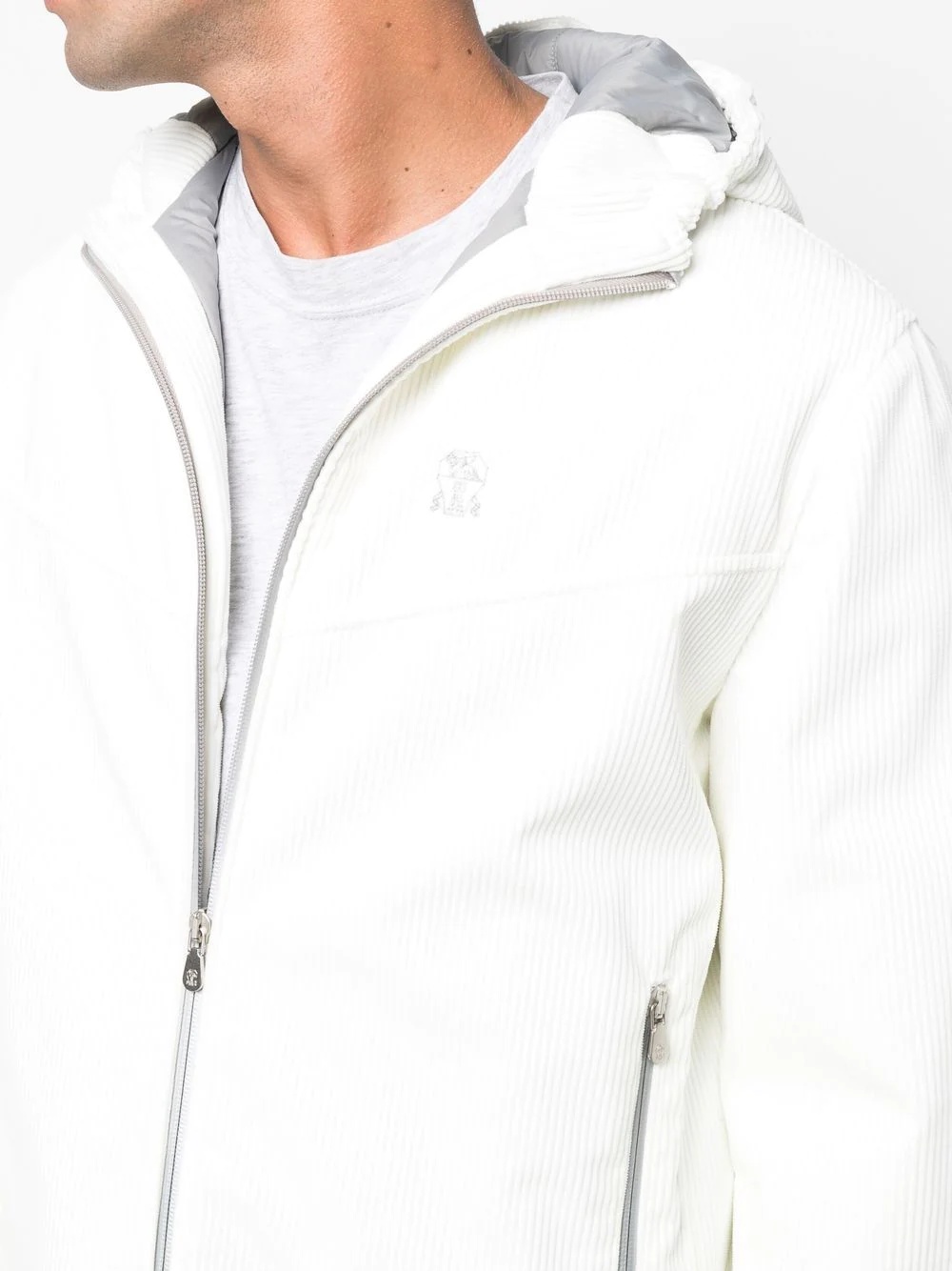 zip-up hooded jacket - 5