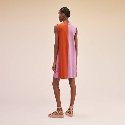 Hermès "Grand Tralala Cut" sleeveless twillaine dress outlook