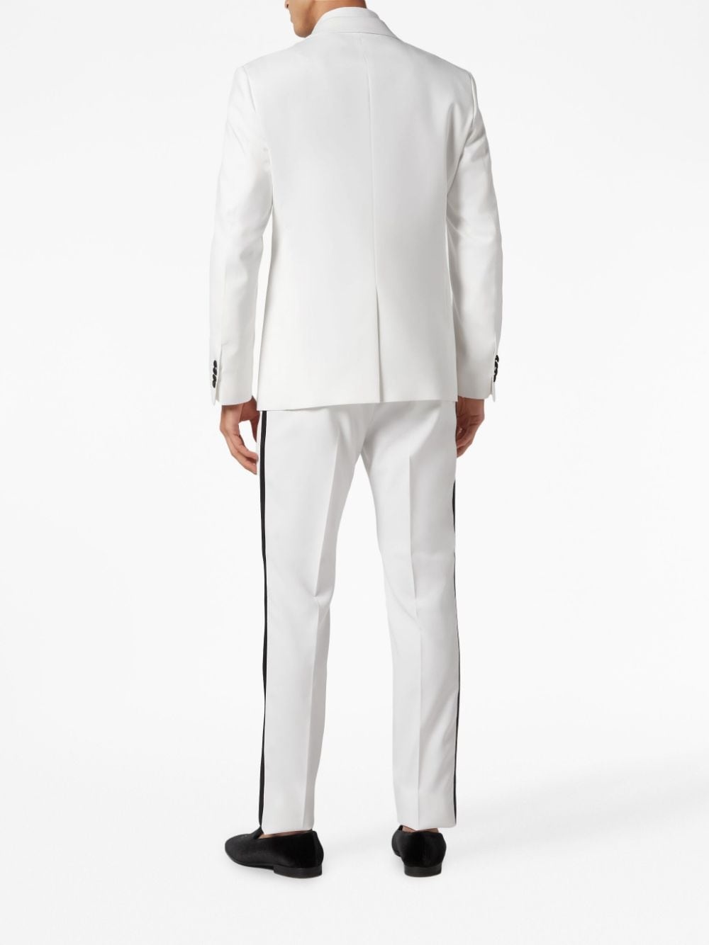peak-lapels single-breasted blazer - 2
