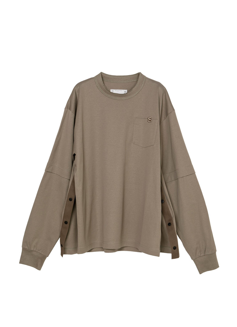 sacai s Cotton Jersey L/S T-Shirt outlook